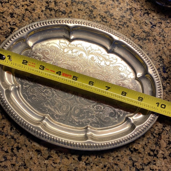 Vintage Silver Plate Cobalt Blue Glass Sugar & Creamer Set Made In England - Picture 13 of 14